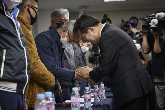 선감학원 아동 인권침해 사건 진실규명 결정 발표 기자회견&nbsp;