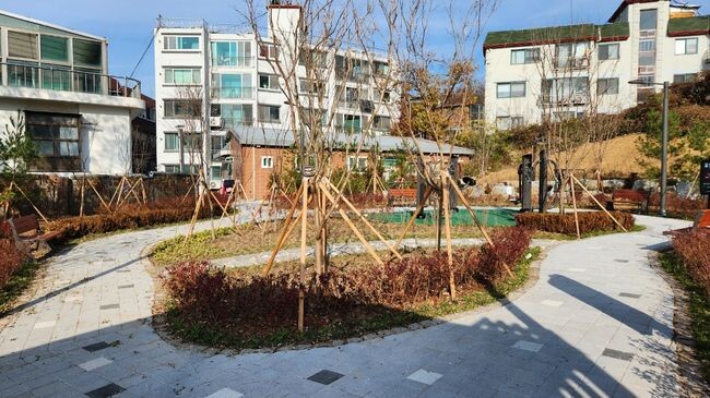 부일로1다길 8-35 일대에 조성된 생활정원&nbsp;