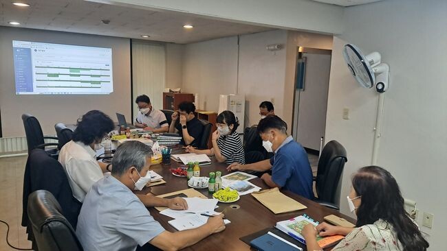 부천 진달래마을 효성센트럴 아파트 모범 상생관리단지 평가 모습