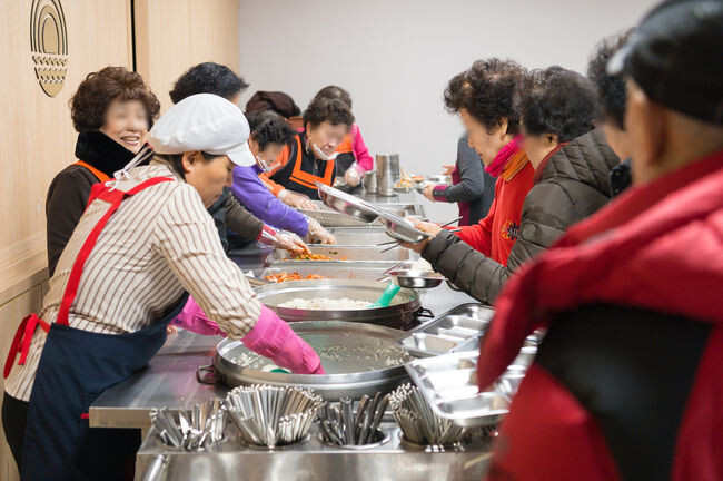 양천구, 실버식당 전경