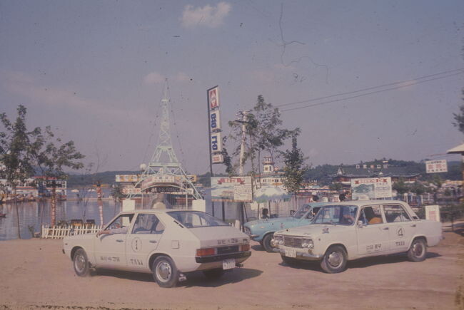 1970년 원천유원지 전경