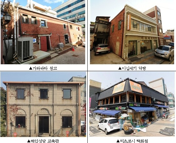 건축자산 상세조사 선정 건축물&nbsp;