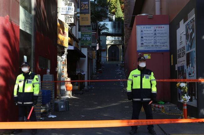정의당 장혜영 의원이 행정안전부 등으로부터 제출받은 자료에 따르면, 용산구청은 참사 직후 구청의 첫 상황보고를 소방측 자료를 완전히 베껴서 행안부에 보고한 것으로 드러났다. (자료사진)