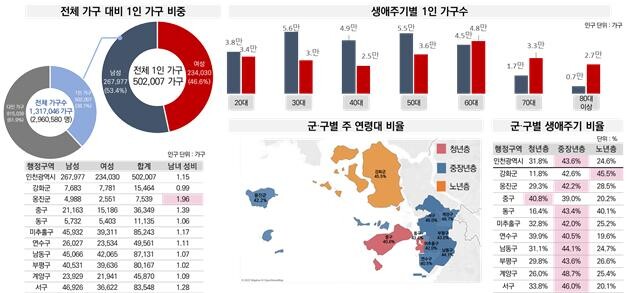 「1인 가구 정책지원체계 구축을 위한 빅데이터 분석 용역」 현황분석