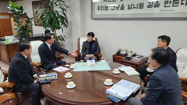 거제시, 부산국토지방관리청 방문 