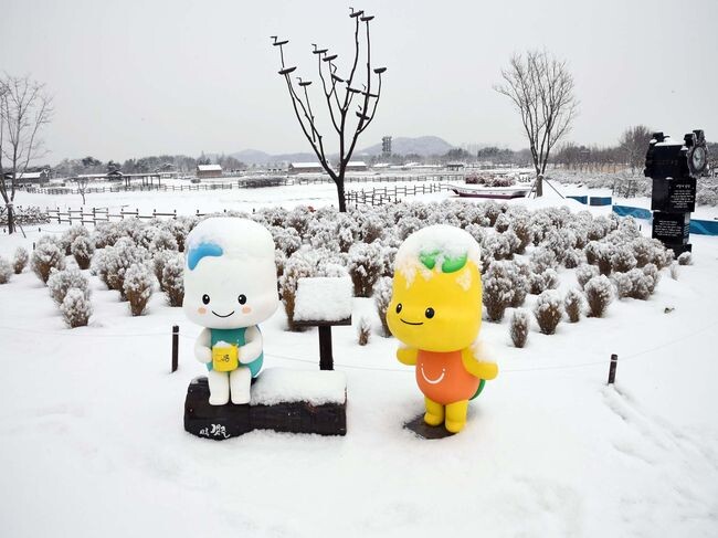 k-시흥시 갯골생태공원에 펼쳐진 설경