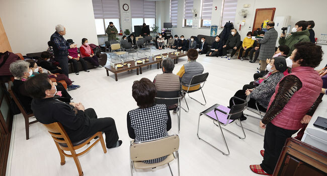 경기도의회 더불어민주당 수석대표단 난방 취약계층 시설 방문