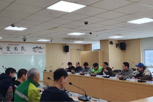2023년 팔달구 환경관리원 반장 간담회 실시 (사진제공=수원시 팔달구청)