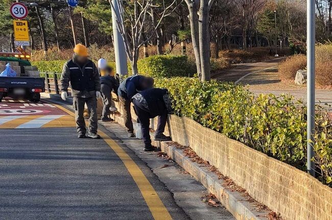 영통구 방풍막 설치공사 적극행정으로 예산절감 (사진제공=영통구청)