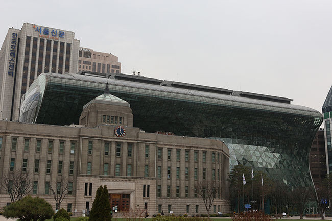 서울시청 전경