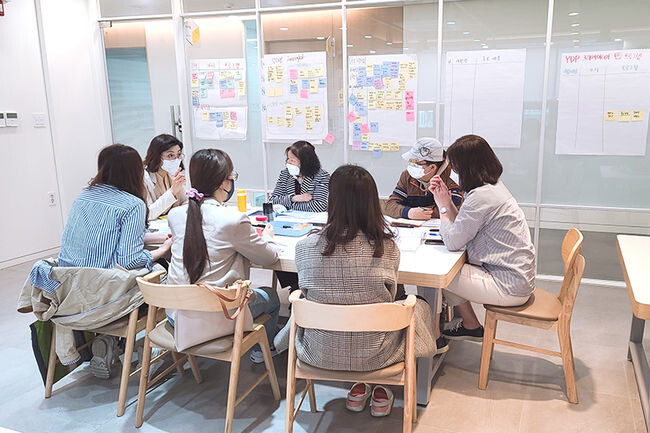 평생학습 활동가 교육 모습(사진=영등포구청 제공)