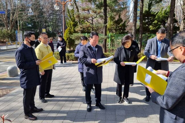 안계일 안전행정위원장, 소규모 안전시설 현장방문 진행 (사진제공=경기도의회)