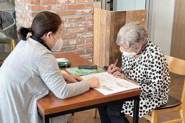 한글배움교실 운영 모습(사진=강서구청 제공)