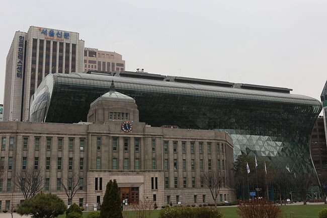서울시청 전경