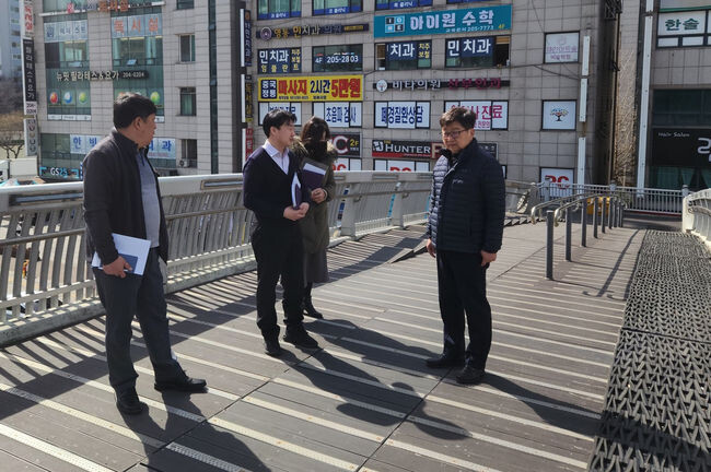 &lsquo;현장행정 강화&rsquo;김용덕 영통구청장, 주요 현안지역 점검 (사진제공=영통구청)