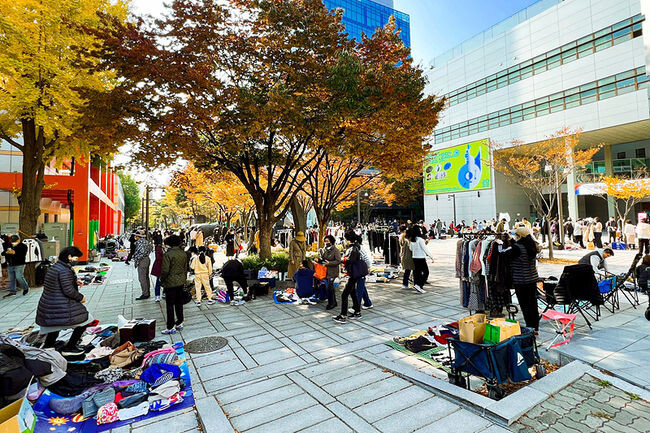 지난해 가을 개최된 해우리 나눔 장터 전경(사진=양천구청 제공)