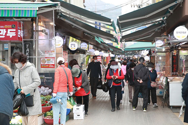 인헌시장 전경(사진=관악구청 제공)