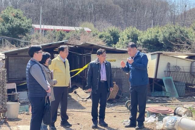 27일 오전 오후석 행정2부지사, 동물 학대 현장 방문 (사진제공=경기도청)