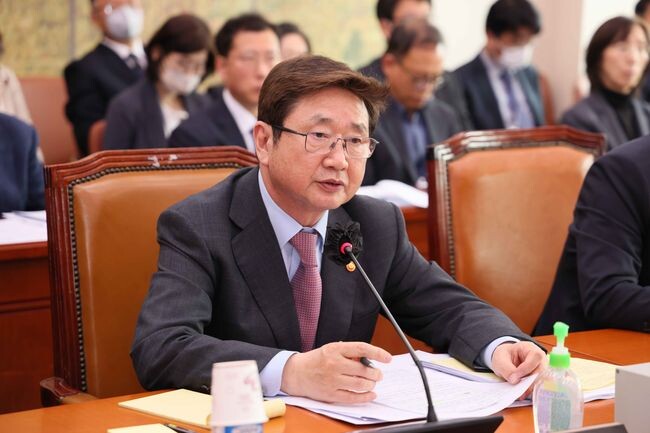문화체육관광부 박보균 장관이 21일 국회 문화체육관광위원회 전체회의에 참석했다.