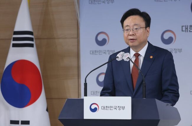 조규홍 보건복지부 장관이 16일 오후 정부서울청사에서 간호법안 관련 입장 발표를 하고 있다. &nbsp;