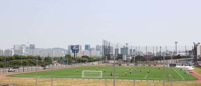 노량진 축구장 전경 사진&nbsp;