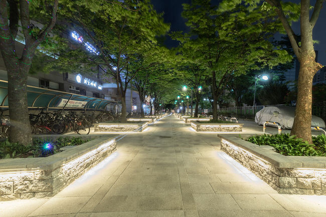 양천구, 목동가온길(17블록) 정비 후