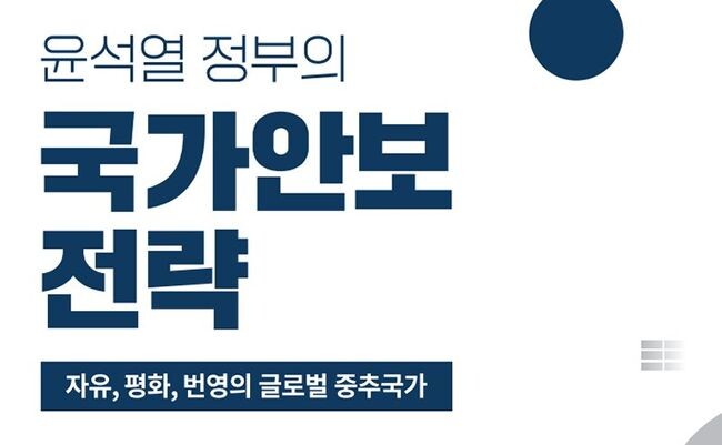 ‘윤석열 정부의 국가안보전략’ 표지 중 일부