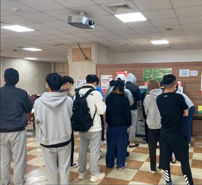인천대학교 아침밥 장면