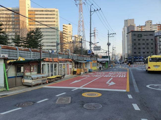 공사전 - 불법노점