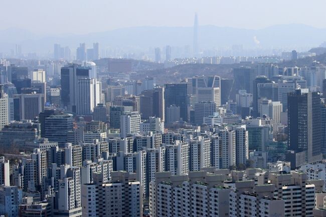 서울 아파트 단지 모습