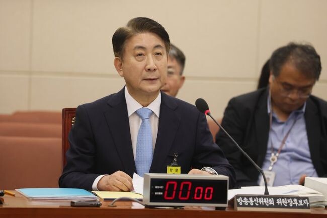 이동관 방송통신위원장 후보자&nbsp;
