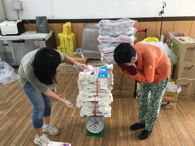 폐자원교환 관련 사진