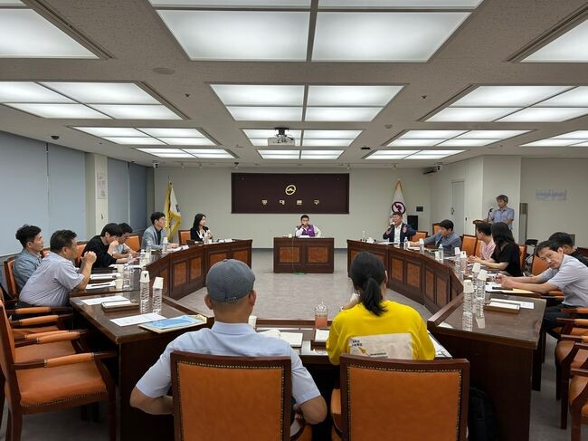 수인분당선 왕십리~청량리역 단선전철 신설 관련 면담회