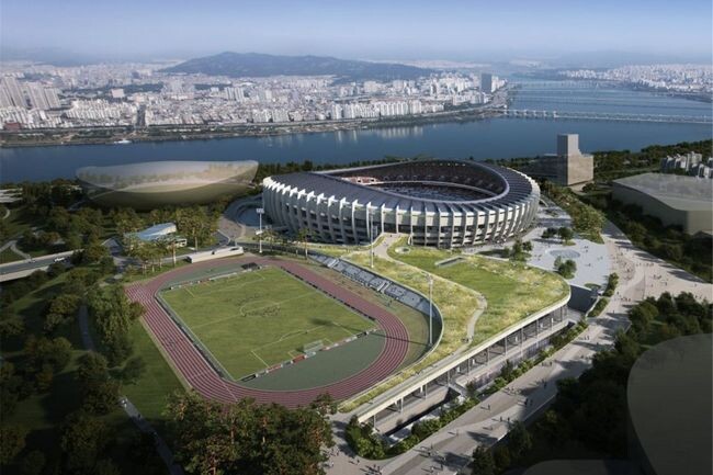 잠실종합운동장 주경기장 리모델링 사업 조감도&nbsp;