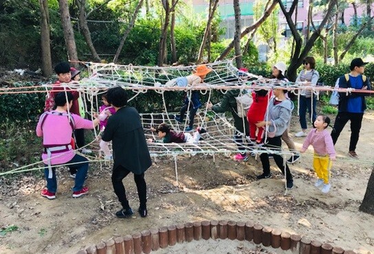 2019년 유아숲 가족 축제 모습