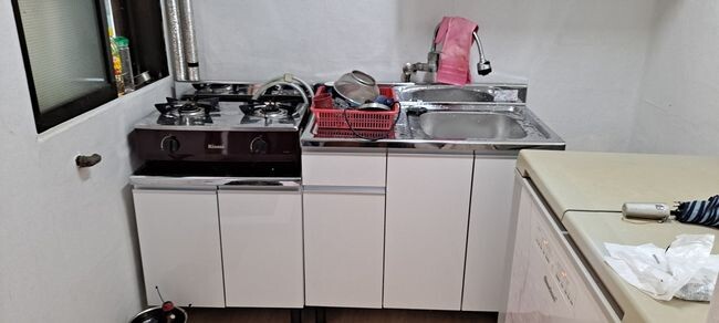 싱크대 수리 후&nbsp;