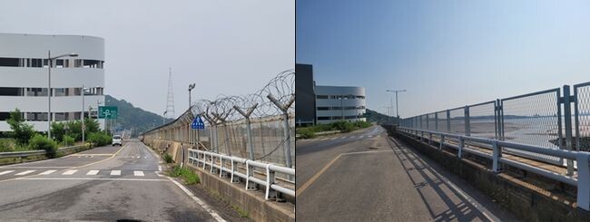 사업 전, 후 사진 