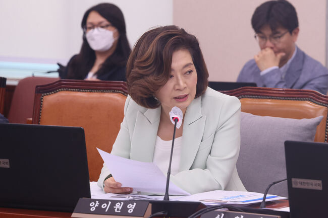 더불어민주당 양이원영 의원(국회 산업통상자원중소벤처기업위원회, 비례대표)
