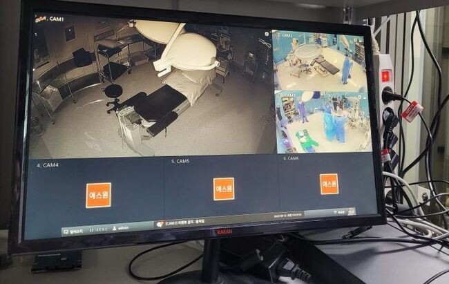 수술실 CCTV 설치화면