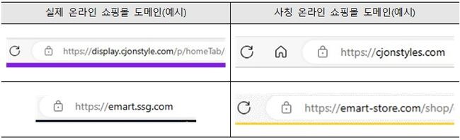 공식 홈페이지 주소에 ▴알파벳 추가(예: 마지막 &lsquo;s&rsquo; 추가) ▴특수문자 삽입(가운데 &lsquo;-&rsquo; 삽입) 등 자세히 확인하지 않으면 알 수 없도록 교묘한 사기행각을 벌이고 있는 것으로 나타났다.&nbsp;