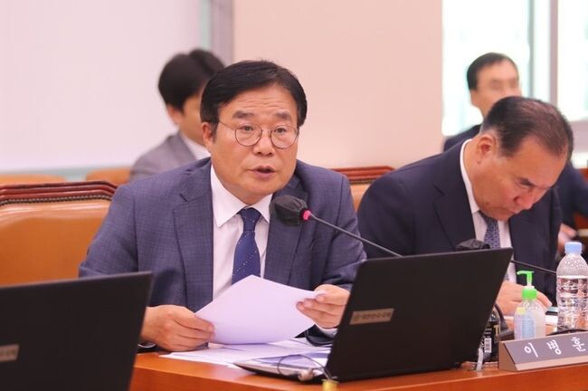 국회 문화체육관광위원회 이병훈 의원(더불어민주당, 광주 동구남구을)