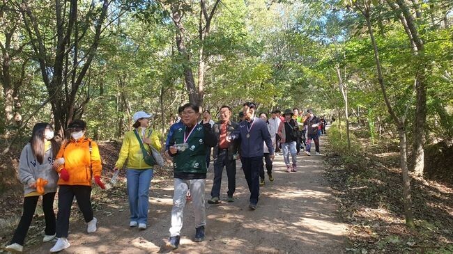 제9회 북부동민 숲길걷기 대회 성황리에 마쳐