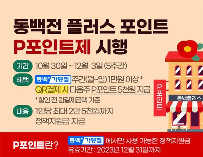 플러스 포인트제 팝업 디자인 