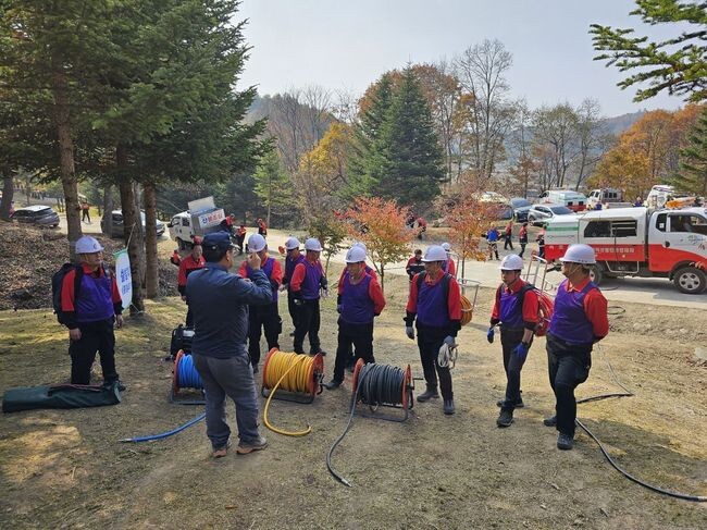 속초시, 2023년 강원특별자치도 산불지상진화 경연대회 우승