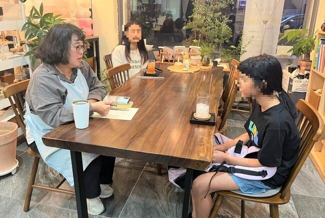 교육후견인 상담 모습 