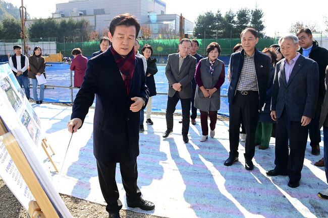 &lsquo;진주실크박물관&rsquo; 건립 현장 점검