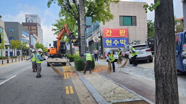 익산시, 진동 털이기로 은행나무 열매 조기 채취 완료 
