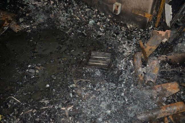 난방기구 화재 사고 현장 자료사진 (경기도소방재난본부 제공)