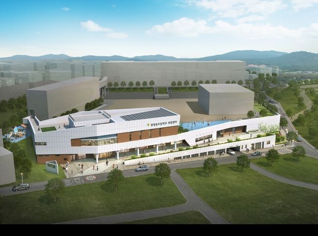 광명동 초등학교 복합시설 조감도 