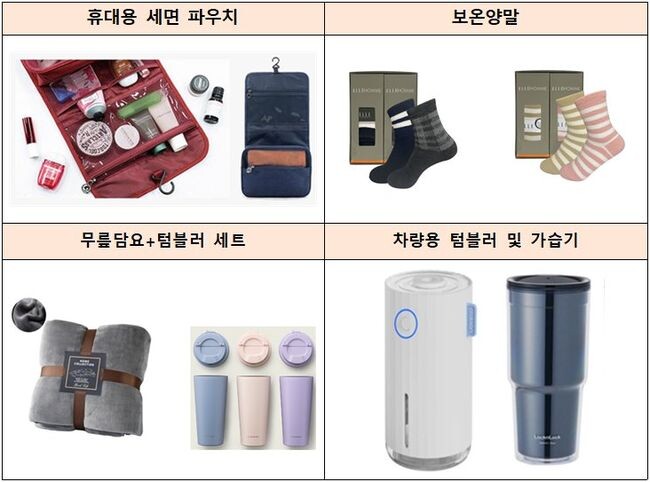 재난안전 현장종사자 격려 물품